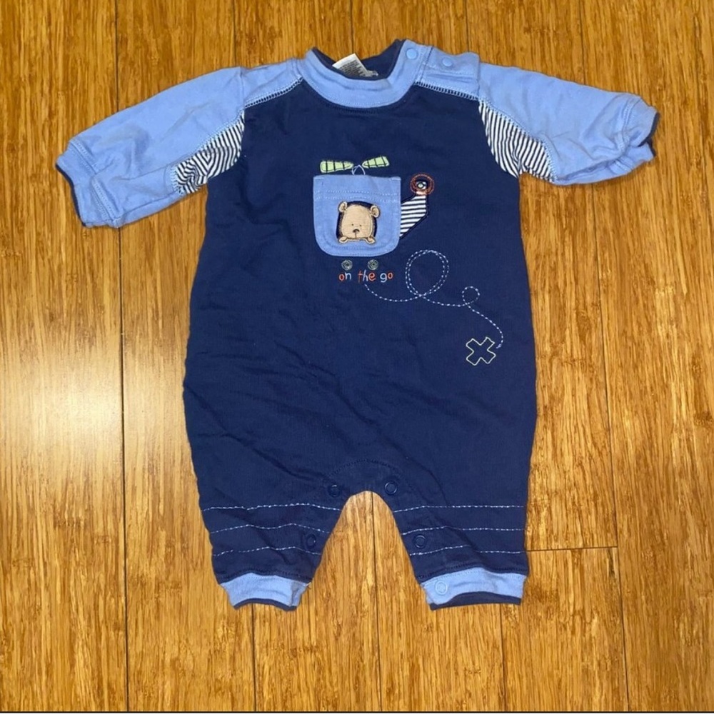 ON HOLD: Carters Navy Onsie 3M